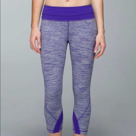 Lululemon Run: Inspire Crop II Luxtreme purple - Picture 2 of 9